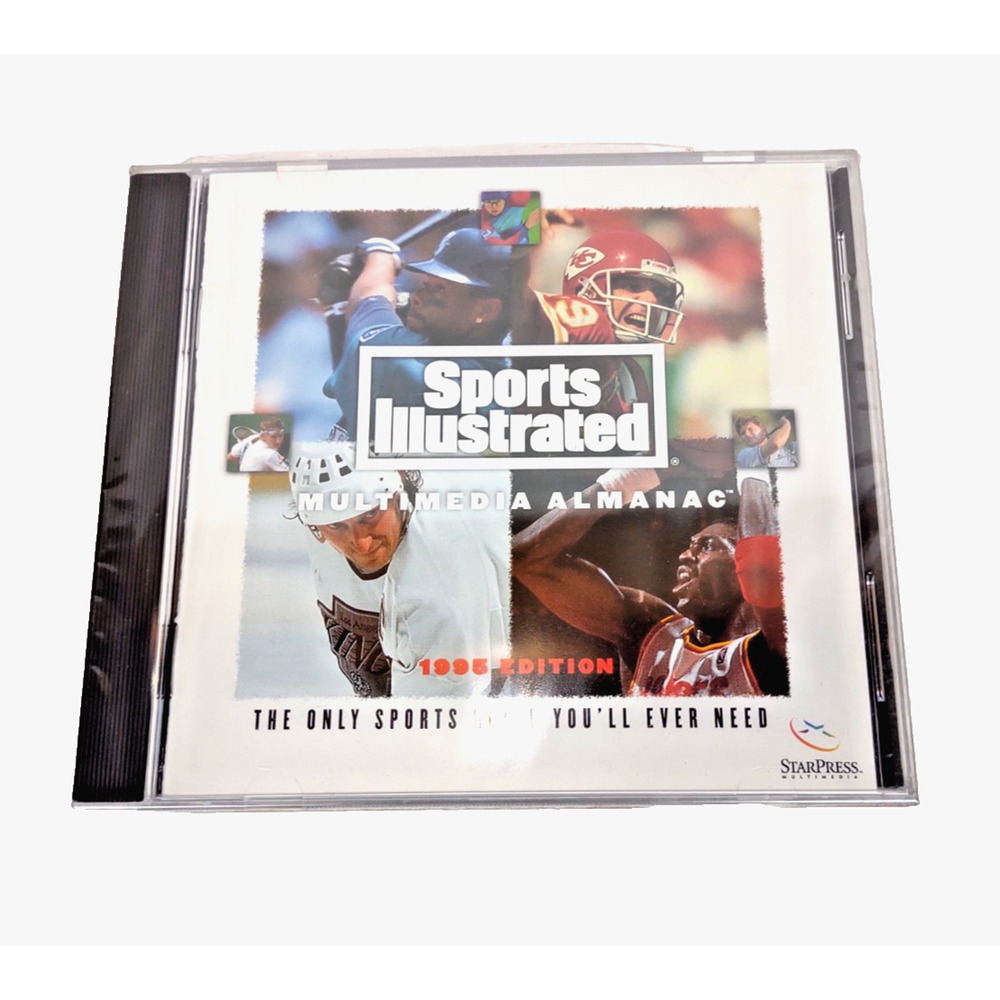 Sealed Vintage Sports Illustrated Multimedia Almanac 1995 Edition PC Game Star